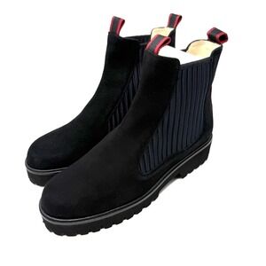 Elegant Black Lace Up Boots